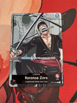 Roronoa Zoro - OP01-001 (Alternate Art) OP01-001 One Piece Promotion Cards Foil - Image 1