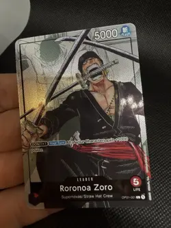 Roronoa Zoro - OP01-001 (Alternate Art) OP01-001 One Piece Promotion Cards Foil - Image 2