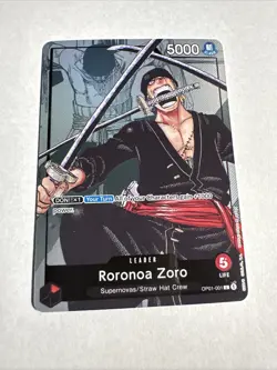 Roronoa Zoro - OP01-001 (Alternate Art) OP01-001 One Piece Promotion Cards Foil - Image 1