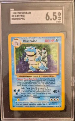 Blastoise 002/102 Base Set Edition Holo SGC 6.5 CGC 7 1st Pokemon Pikachu PSA - Image 1