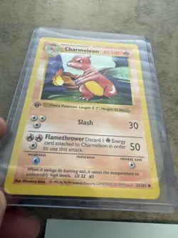 Pokemon TCG Charmeleon Base Set 24/102 Regular 1st Edition Uncommon Shadowless - Image 3