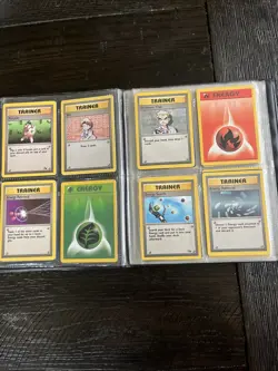 Pokemon Card Collection 70+ Fossil Trainer and Energy Cards Lot Vintage - Image 3