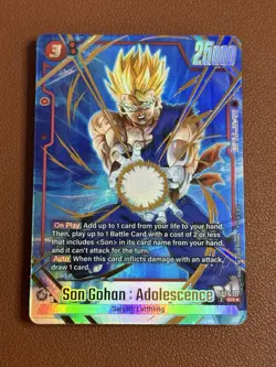 Son Goku FB08-007 Alternate Art Saiyan's Pride Dragon Ball English Card Fusion - Image 2