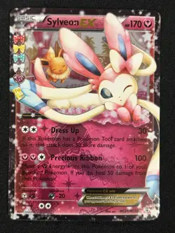 Sylveon EX RC21/RC32 Ultra Rare Generations: Radiant Collection Pokemon Card - Image 1
