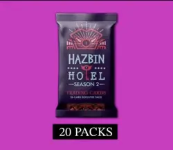 Hazbin Hotel Season Two Trading Cards 1st Edition Booster Pack Lot Of 20 PRESALE - Image 1
