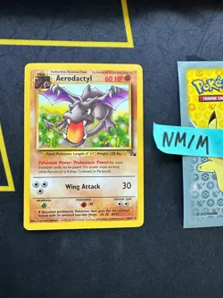 Pokemon Card Aerodactyl Fossil Unlimited WOTC Vintage Non Holo 16/62 161 💎NM💎 - Image 1