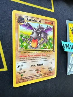 Pokemon Card Aerodactyl Fossil Unlimited WOTC Vintage Non Holo 16/62 161 💎NM💎 - Image 3