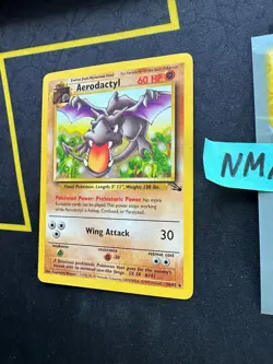 Pokemon Card Aerodactyl Fossil Unlimited WOTC Vintage Non Holo 16/62 161 💎NM💎 - Image 4