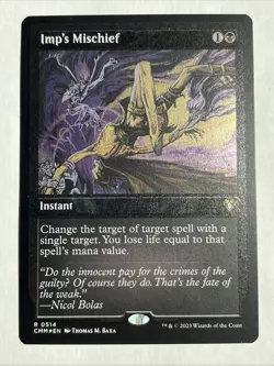 Imp's Mischief (Foil Etched) Commander Masters Foil MTG - Image 1
