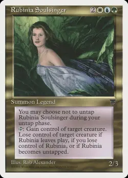 Rubinia Soulsinger NM/M Chronicles Multicolor Legendary Creature Mtg Magic - Image 1