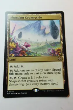 MTG Abundant Countryside x1- -Lorwyn Eclipsed Commander-Near Mint - Image 1