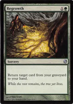Regrowth *Uncommon* Magic MtG x1 Heroes vs Monsters SP - Image 1