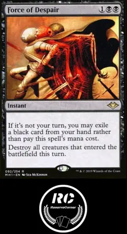 Force Of Despair MTG NM MH1 Rare Instant Fast Tracked Shipping - Image 1