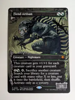 MTG - Fiend Artisan - SPG FDN - M - Showcase - 83 - Image 1