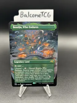 MTG Boseiju, Who Endures (412) (Borderless) Normal Kamigawa: Neon Dynasty - Image 2