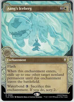 MTG Aang's Iceberg (Showcase) Foil NM Avatar: The Last Airbender Magic 336 - Image 1