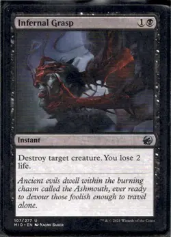 Infernal Grasp Innistrad: Midnight Hunt Regular - Image 1