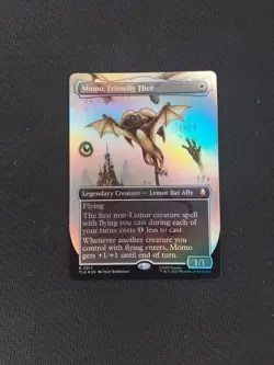MTG ~ Momo, Friendly Flier (Borderless Foil) Avatar: The Last Airbender NM Rare - Image 1