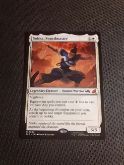 MTG - Sokka, Swordmaster. Avatar: the Last Airbender Eternal. White - Mythic. - Image 1