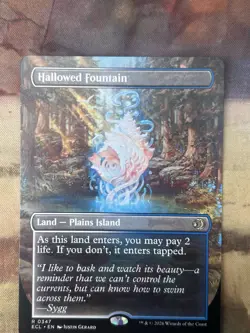 Hallowed Fountain (Borderless) Lorwyn Eclipsed Regular - Image 1