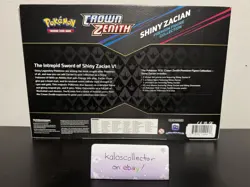 Pokemon TCG: CROWN ZENITH - Premium Figure Collection [SHINY ZACIAN] 1x SEALED - Image 2
