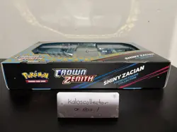 Pokemon TCG: CROWN ZENITH - Premium Figure Collection [SHINY ZACIAN] 1x SEALED - Image 4