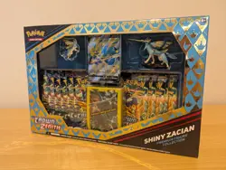 Pokemon TCG Crown Zenith Shiny Zacian Premium Figure Collection Sealed - Image 1