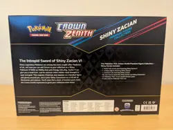 Pokemon TCG Crown Zenith Shiny Zacian Premium Figure Collection Sealed - Image 2