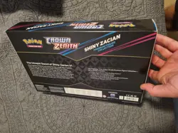 Shiny Zacian Premium Figure Collection Box Crown Zenith SWSH Pokemon TCG Sealed - Image 4