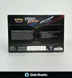 POKEMON TCG SHINY ZACIAN CROWN ZENITH PREMIUM FIGURE COLLECTION SEALED BOX - Image 2