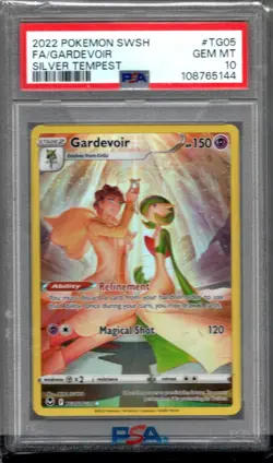 Gardevoir Silver Tempest Pokemon Sword & Shield Trainer Gallery TG05/TG30 PSA 10 - Image 1