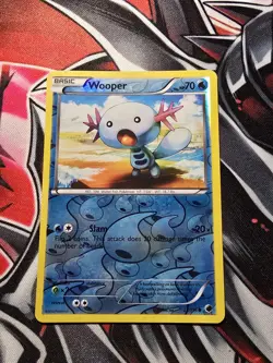 Wooper BW Plasma Freeze 21/116 common Reverse Holo LP - Pokemon TCG - Image 1