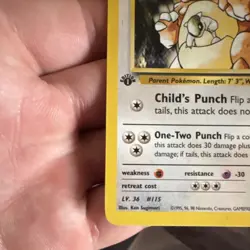 POKEMON TCG GYM HEROES BLAINE'S KANGASKHAN 1ST ED #36/132 REG UNCOMMON 2000 80HP - Image 3