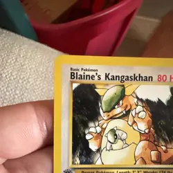 POKEMON TCG GYM HEROES BLAINE'S KANGASKHAN 1ST ED #36/132 REG UNCOMMON 2000 80HP - Image 4