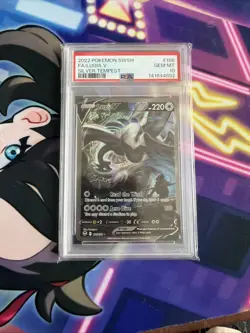 Pokemon Lugia V Full Art Ultra Rare Foil 186/195 Silver Tempest PSA 10 - Image 1