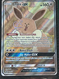 Pokemon TCG Eevee GX SM233 Full Art Promo - Image 1