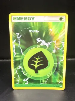 Pokemon TCG Leaf Energy 105/110 Holo EX Ruby & Sapphire EX Holon Phantoms 2006 - Image 2