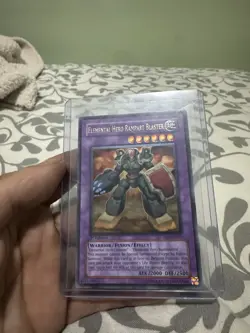 Moderately Played - E Hero Rampart Blaster EEN-EN033 1st Ed Ultimate Rare YuGiOh - Image 2
