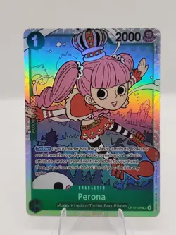 Perona OP12-034 SR Legacy of the Master Foil One Piece TCG NM English - Image 1