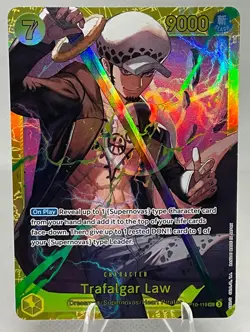One Piece Trafalgar Law OP10-119 SEC Royal Blood English Holo Foil - Image 1