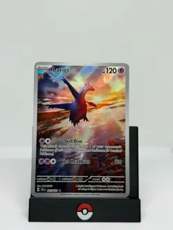 Pokemon TCG Surging Sparks Latios AR 203/191 NM/M Pack Fresh - Image 1