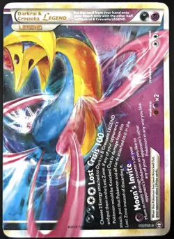 Darkrai & Cresselia Legend (Bottom) 100/102 Triumphant Holo - Image 1