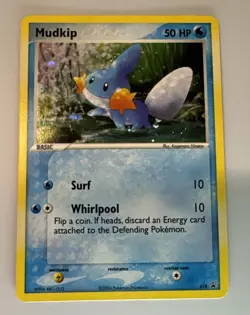 2004 Pokemon Card Mudkip Black Star Promo 018 Holo TCG NM/LP+ - Image 1