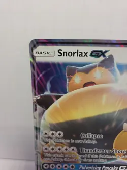 JUMBO Snorlax GX Oversized Promo Card SM05 Full Art Holo Pokemon LP/NM - Image 2