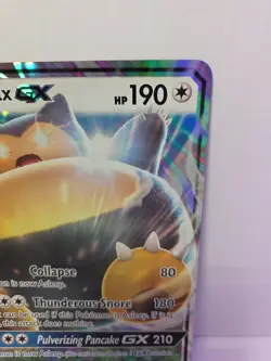 JUMBO Snorlax GX Oversized Promo Card SM05 Full Art Holo Pokemon LP/NM - Image 3