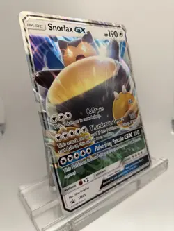 Oversized 2016 Pokemon Snorlax GX SM05 Card Full Art Holo Near Mint or Better - Image 3