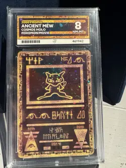 Pokemon TCG the Movie 2000 Ancient Mew Cosmos Holo Promo Ace 8 NM-MT - Image 1