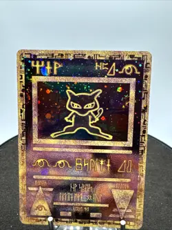 Pokemon TCG Ancient Mew Promo Card Holo Foil, Game the Movie 2000 Edition SWIRL - Image 2