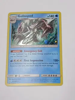 Golisopod - Cosmos Holo - Unified Minds 51/236 Blister Promo Pokemon Card NM - Image 1