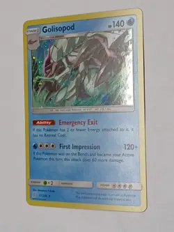 Golisopod - Cosmos Holo - Unified Minds 51/236 Blister Promo Pokemon Card NM - Image 3